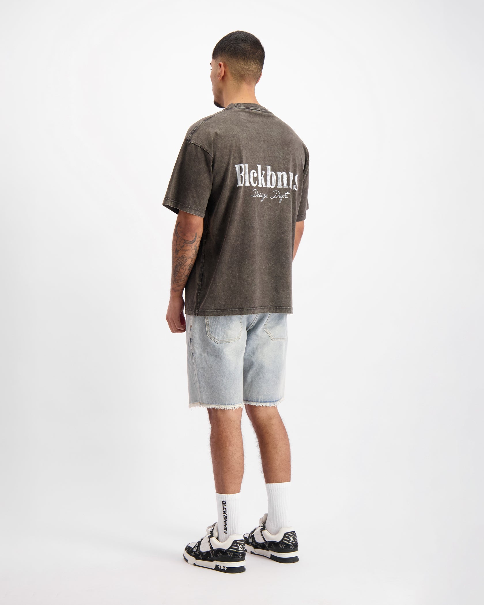 BRUSH T-SHIRT | Grijs