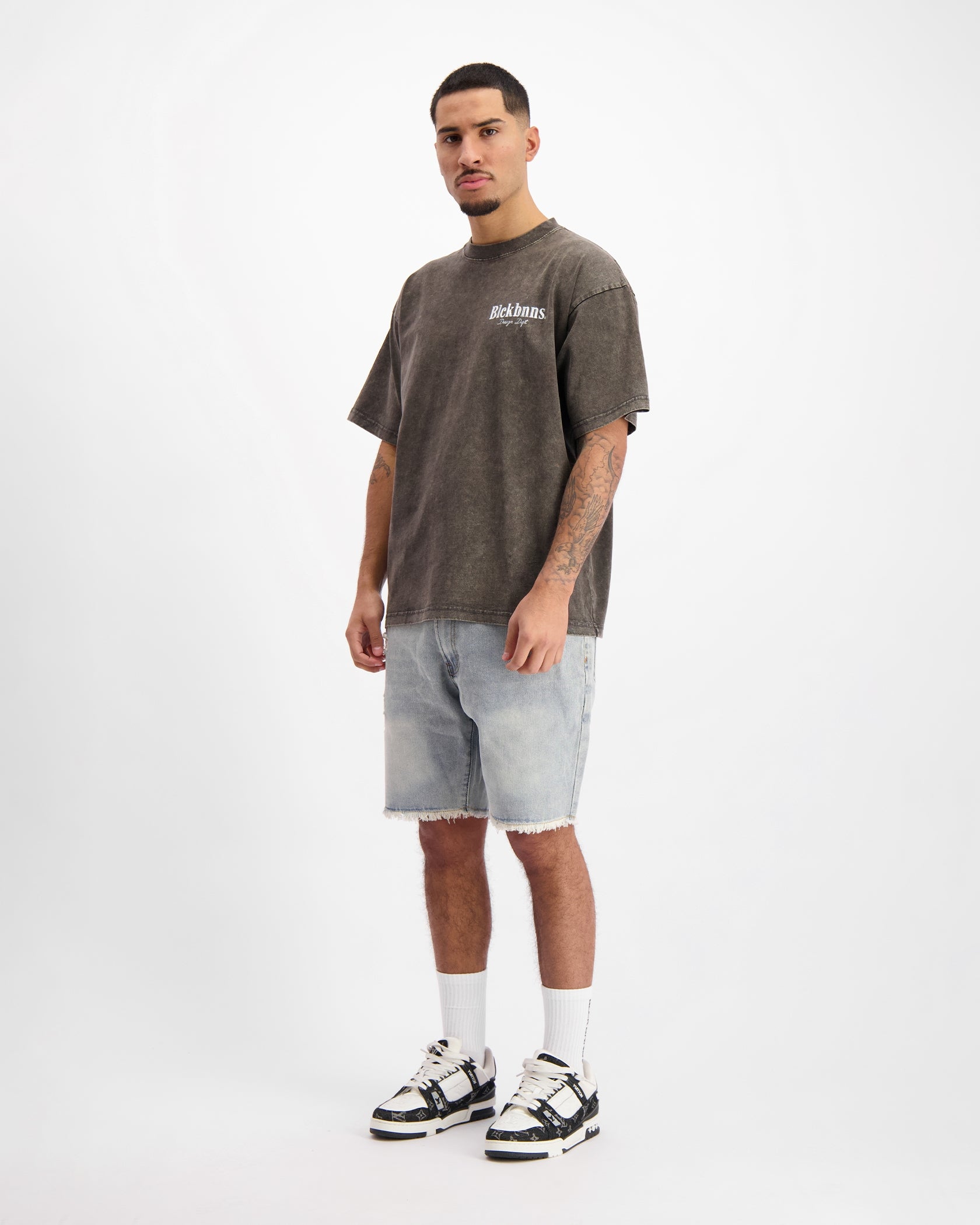 BRUSH T-SHIRT | Grijs