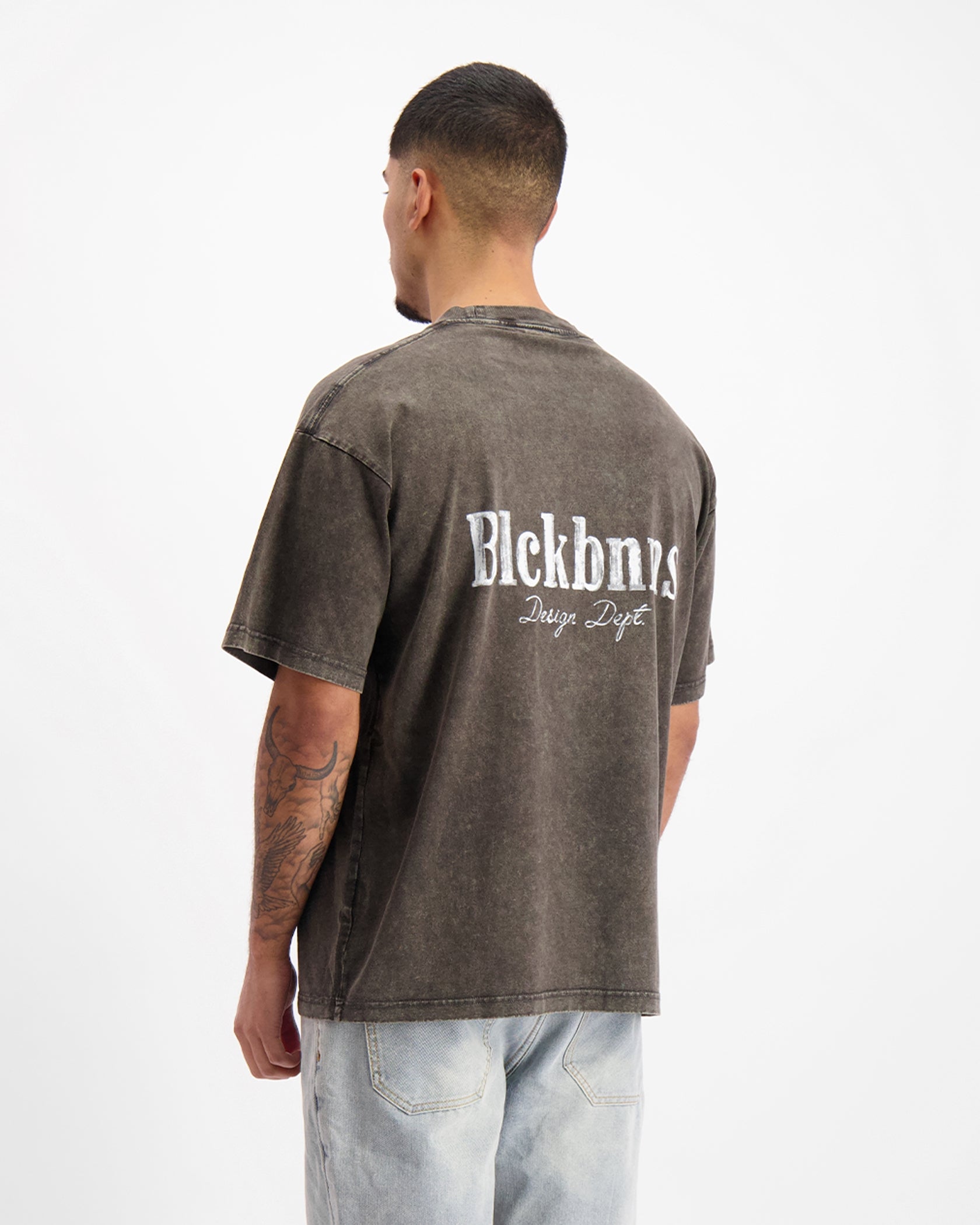 BRUSH T-SHIRT | Grijs