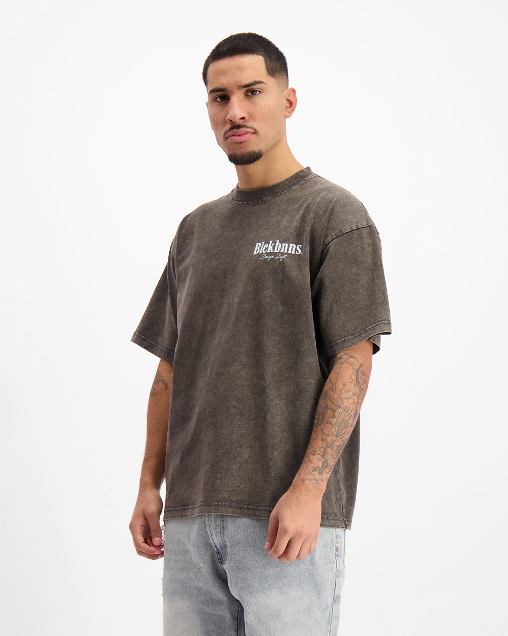 BRUSH T-SHIRT | Grijs