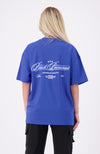 CALLIGRAFIE T-SHIRT | Kobaltblauw