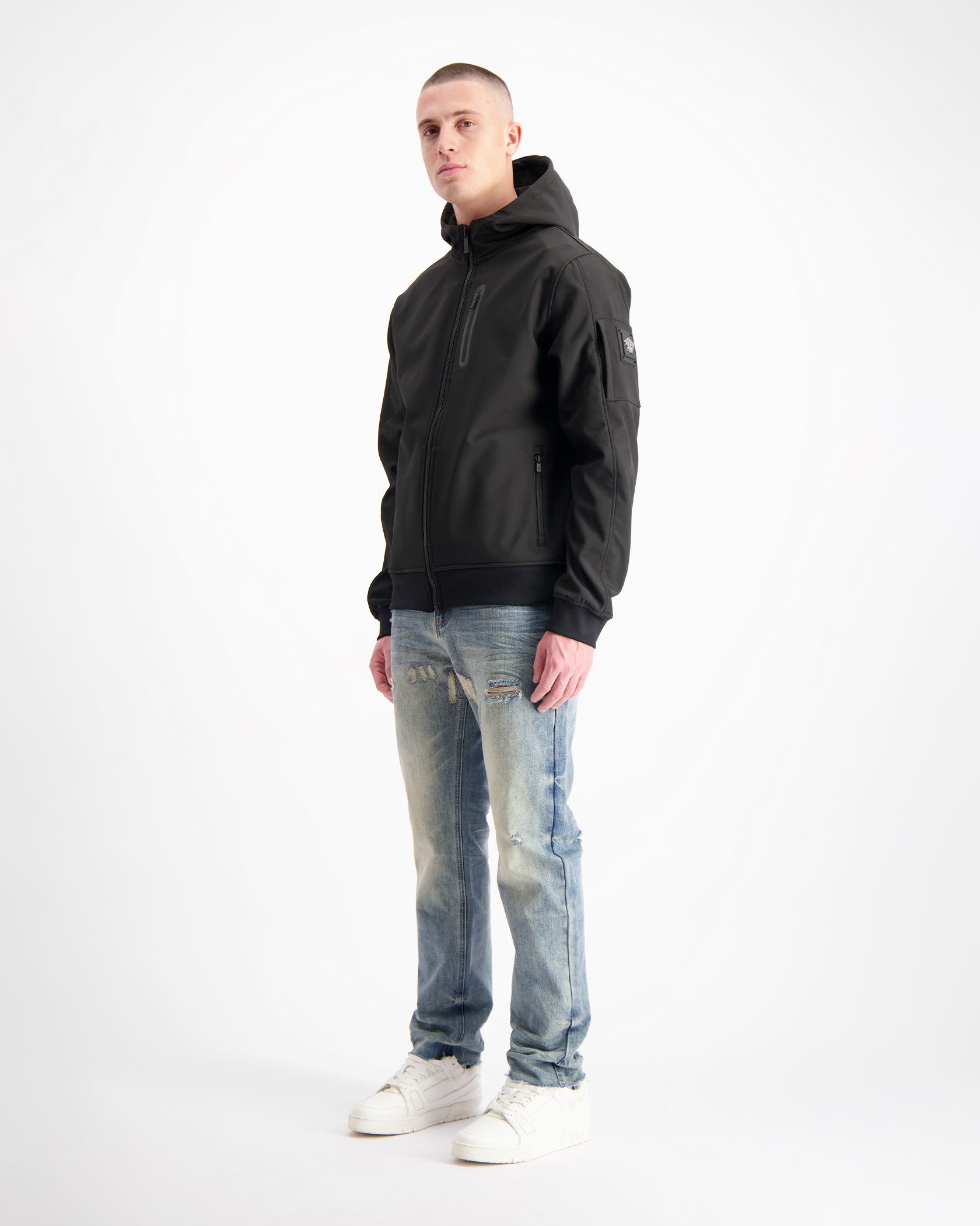 COMMANDER SOFTSHELL JACKET | Zwart