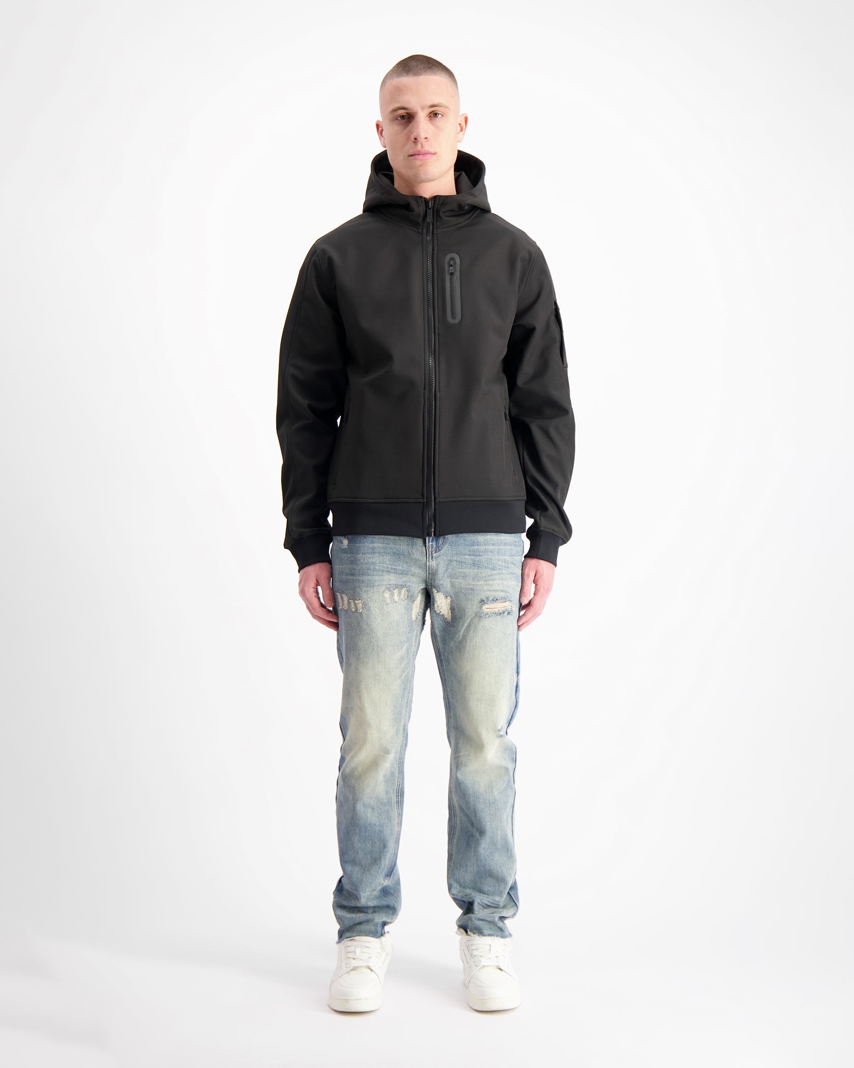 COMMANDER SOFTSHELL JACKET | Zwart