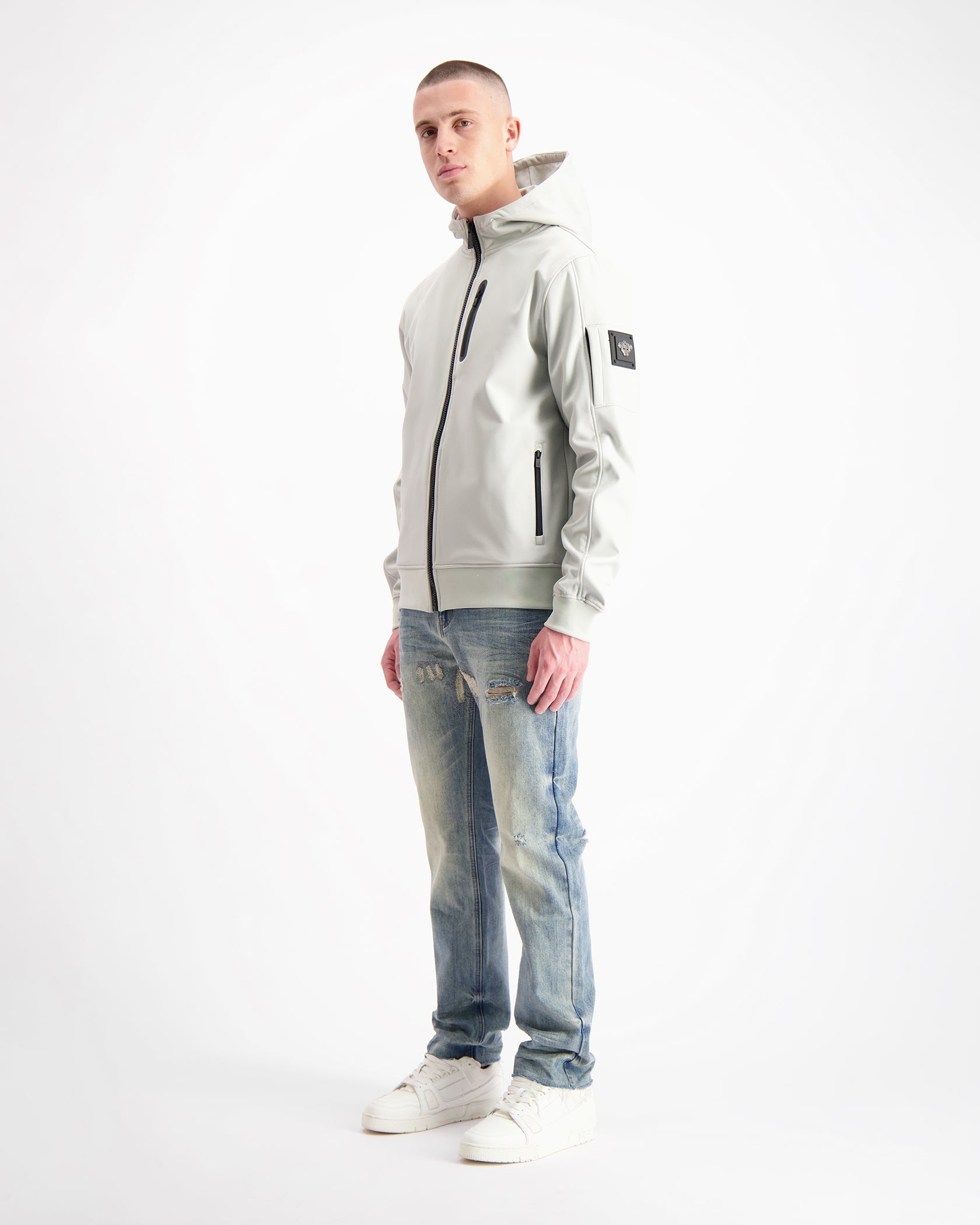 COMMANDER SOFTSHELL JACKET | Grijs