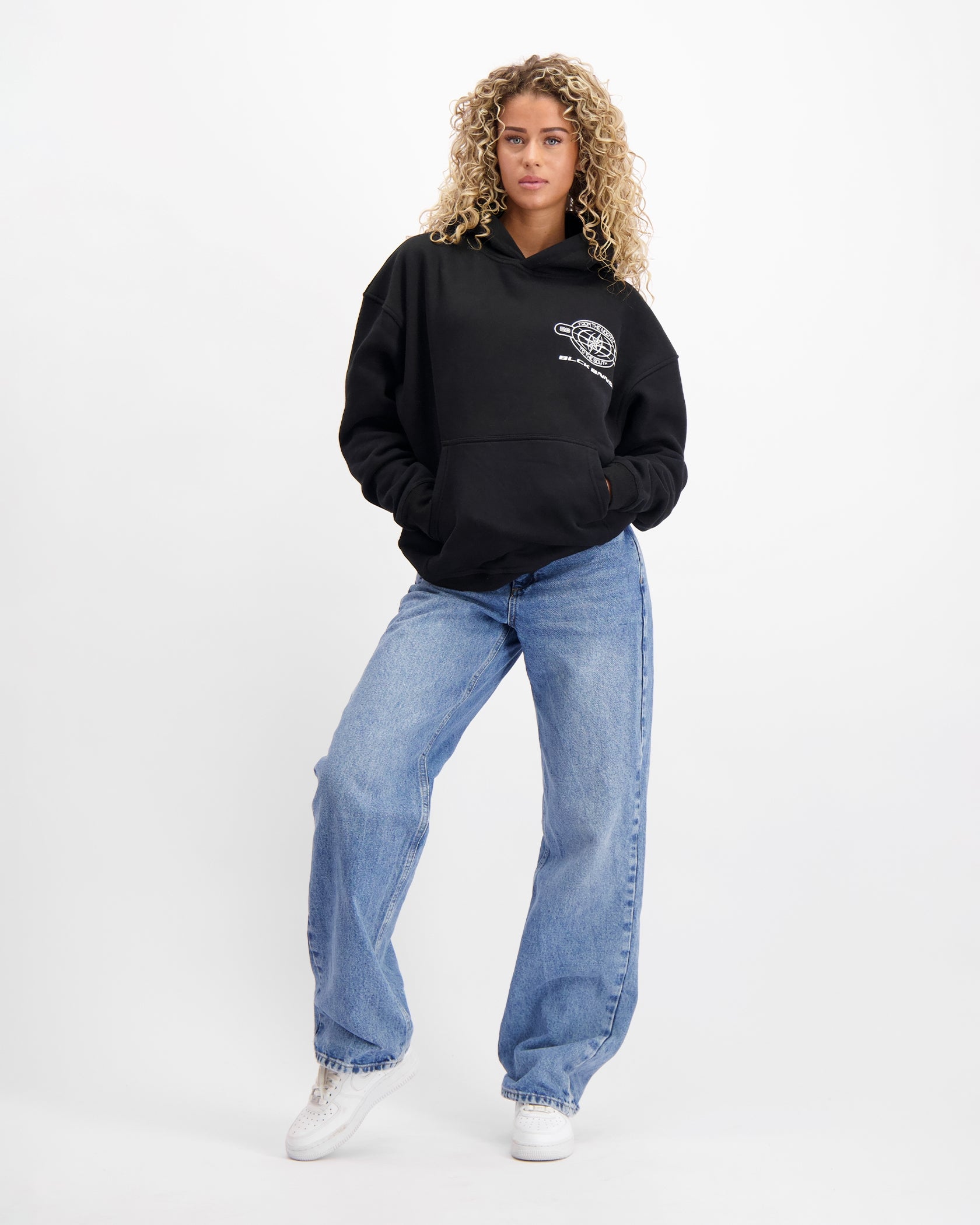 COMPASS HOODIE | Zwart