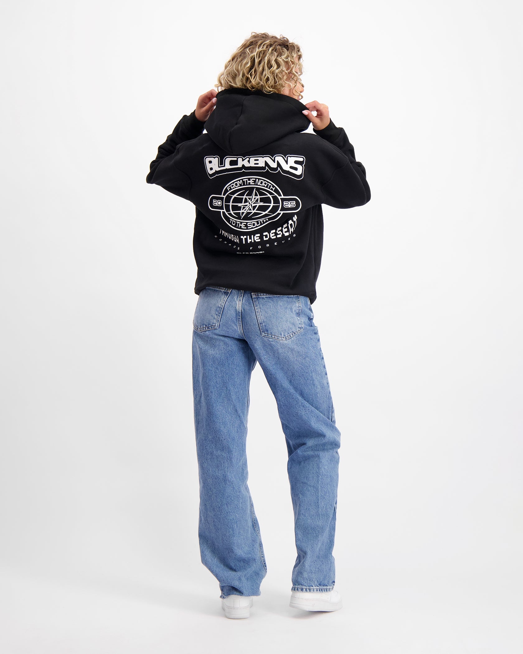 COMPASS HOODIE | Zwart