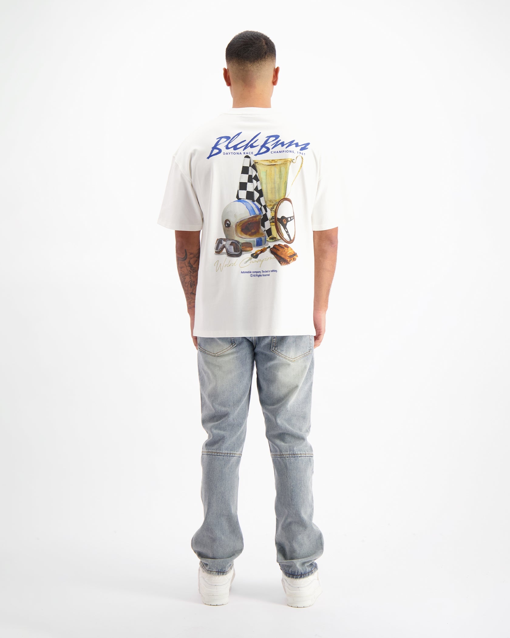 DAYTONA TABLE T-SHIRT | Wit
