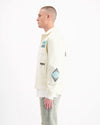 DESERT RACE VARSITY JACKET | Beige