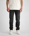 verwoest denim | zwart gewassen