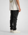 verwoest denim | zwart gewassen