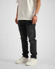 verwoest denim | zwart gewassen