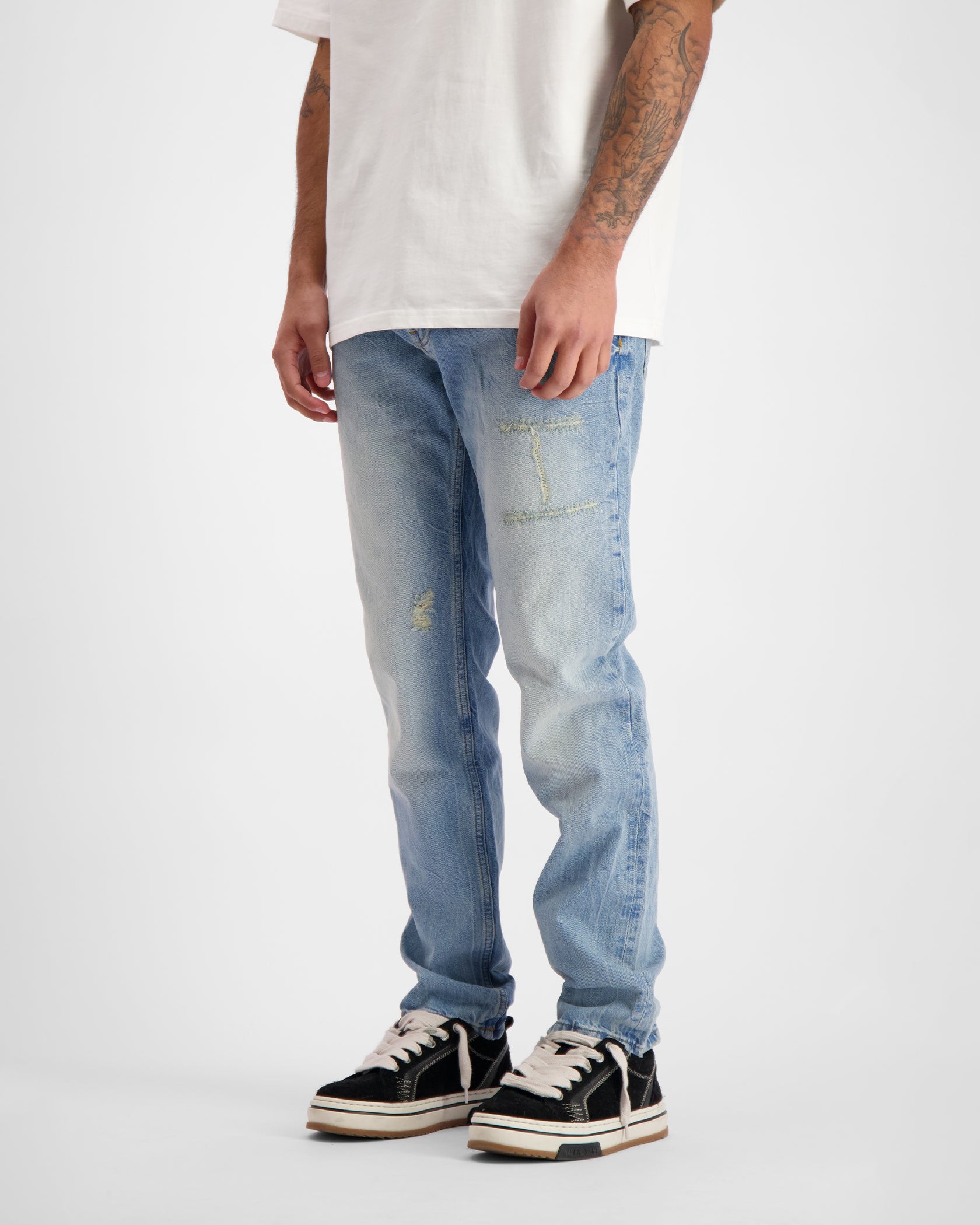 verwoest denim | blauw