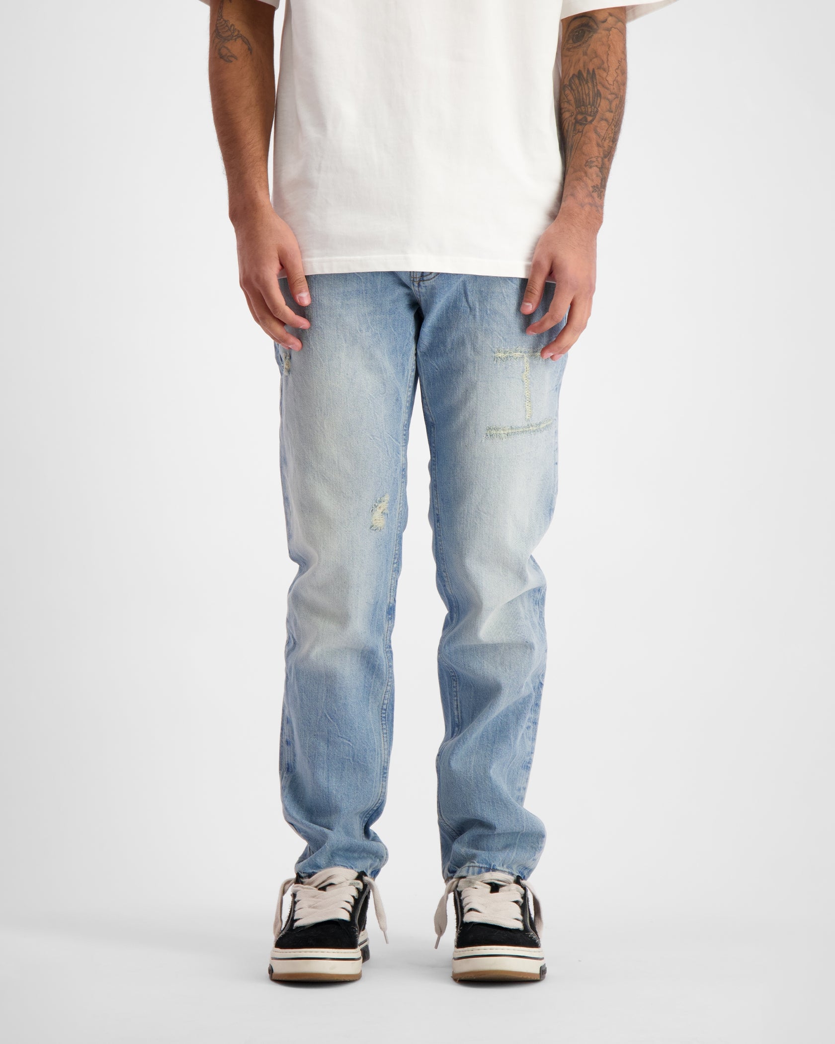verwoest denim | blauw
