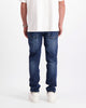 FADED SLIM DENIM | Donkerblauw
