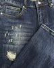 FADED SLIM DENIM | Donkerblauw