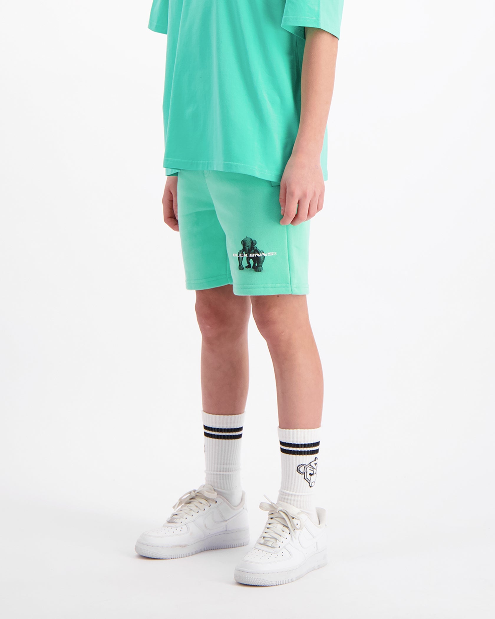 KIDS 3D CONVOY SWEATSHORTS | Groen