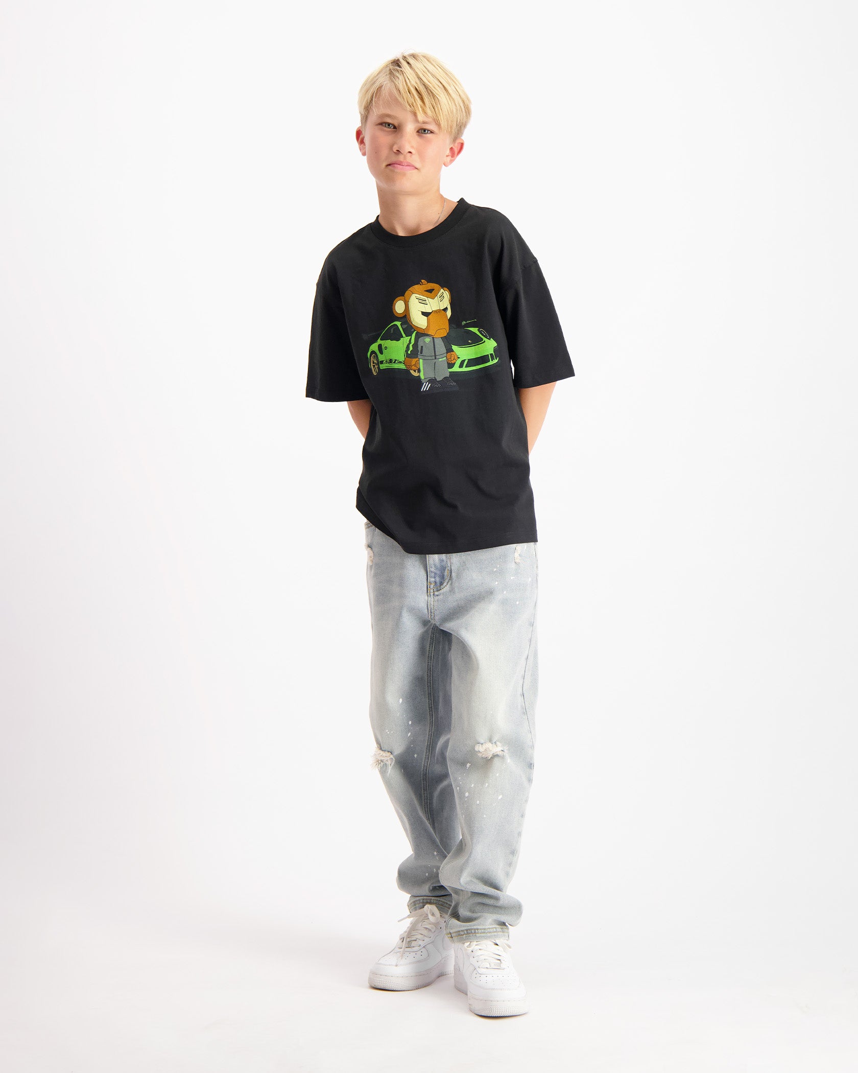 KIDS BB3 RS T-SHIRT | Zwart