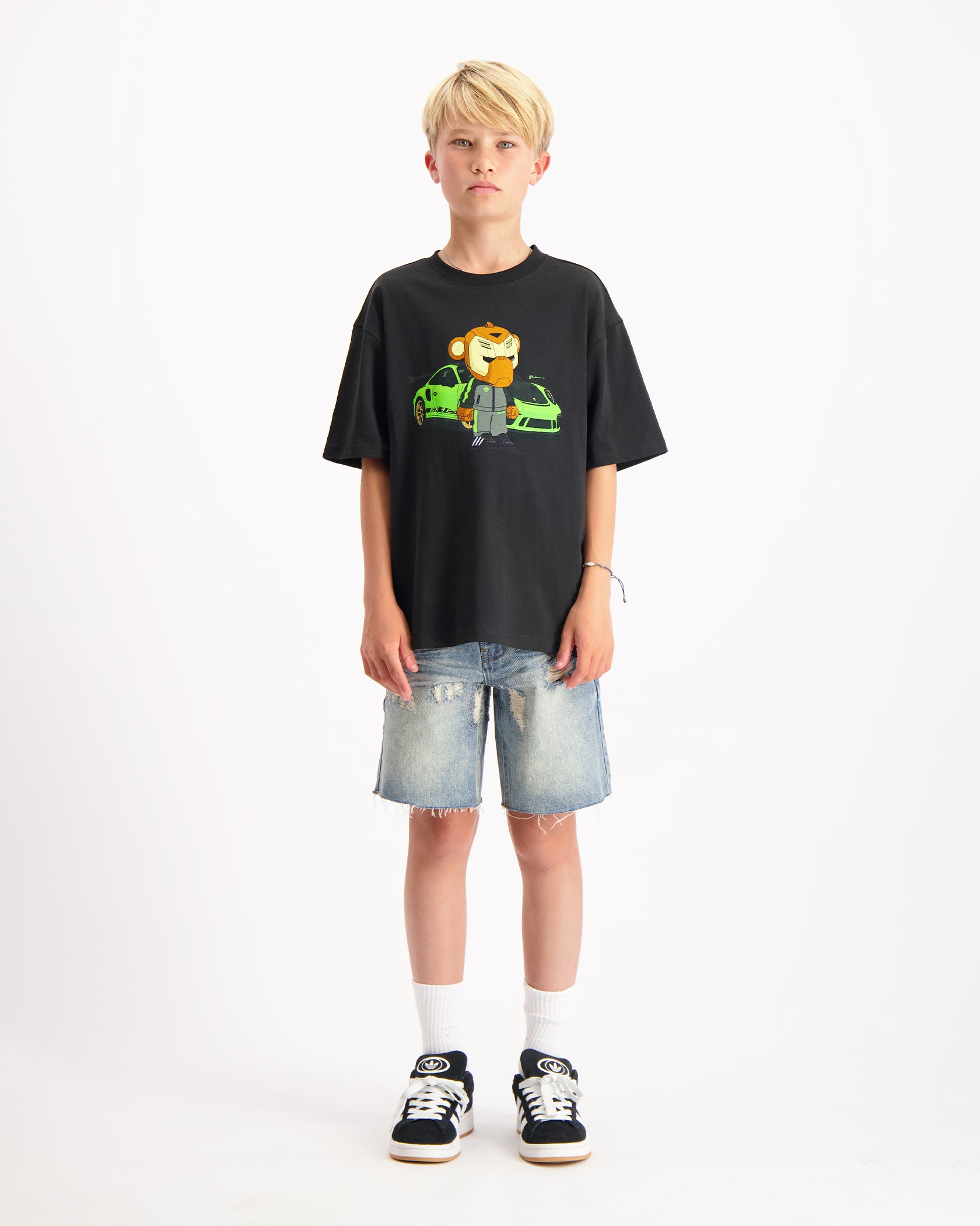 3 PAK - KINDEREN SPEED MONKEYS T-SHIRTS