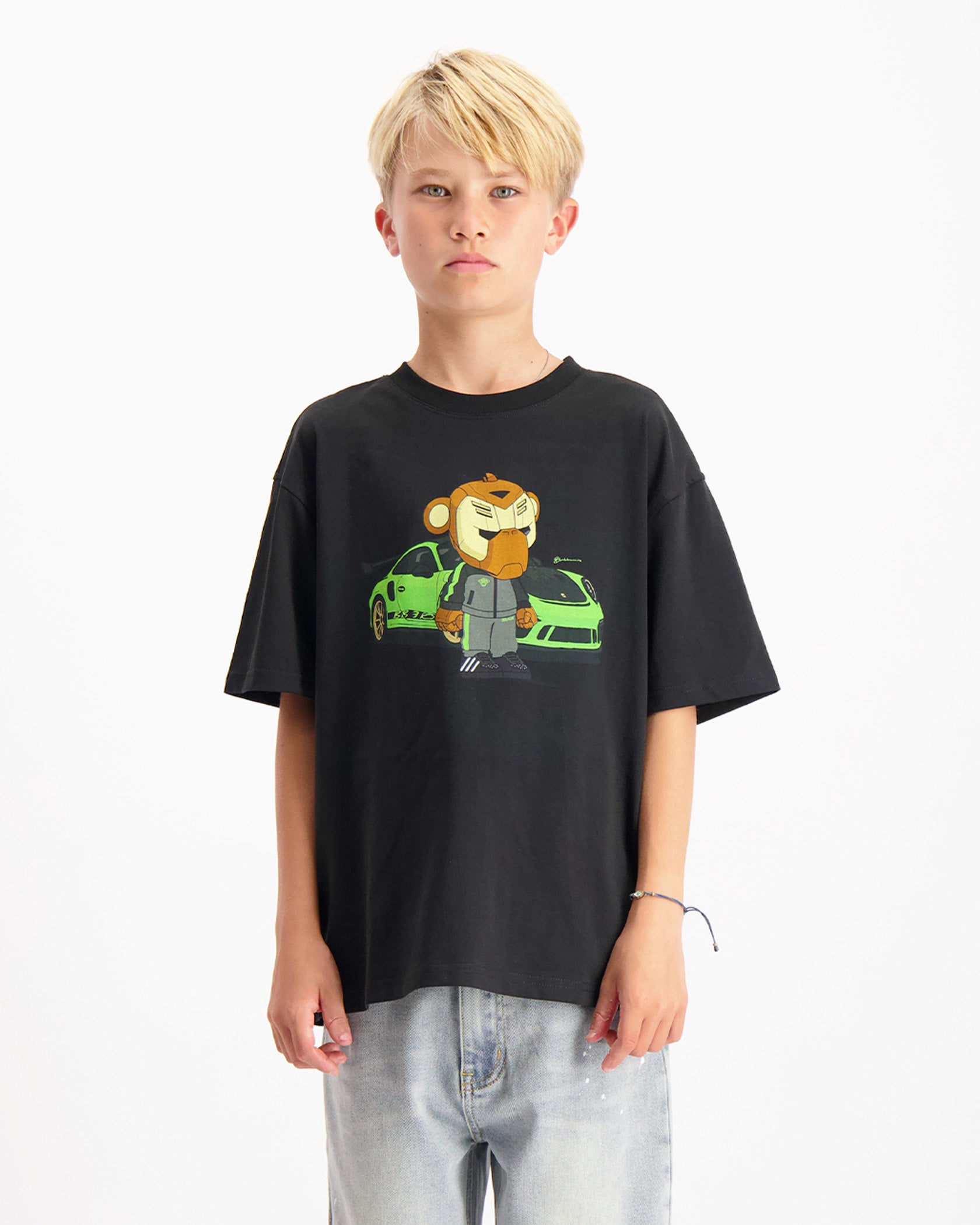 KIDS BB3 RS T-SHIRT | Zwart