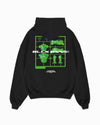 KIDS ACTIE FIGUUR HOODIE | Zwart
