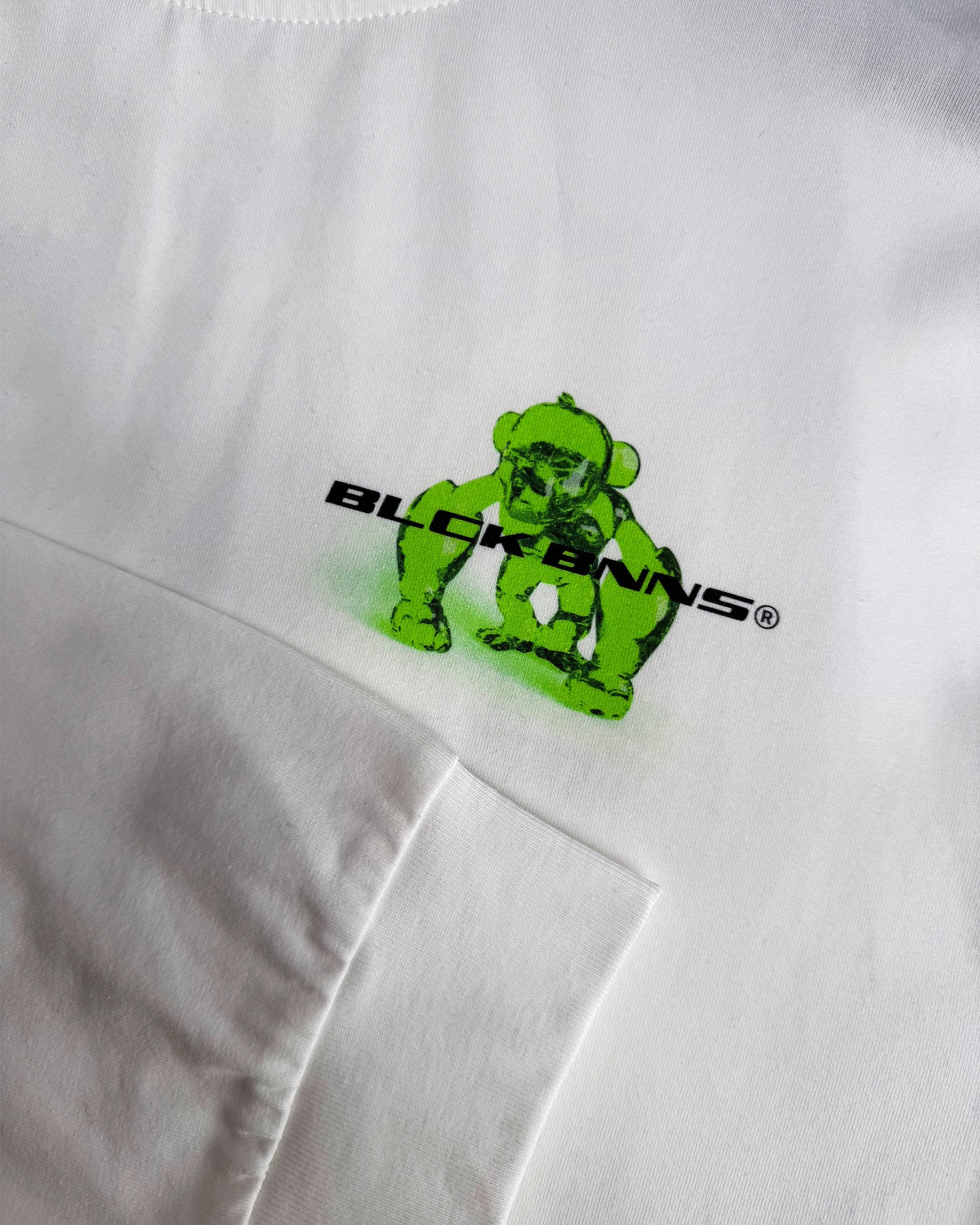 KIDS ACTIEFIGUUR LONGSLEEVE T-SHIRT | Wit