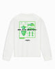 KIDS ACTIEFIGUUR LONGSLEEVE T-SHIRT | Wit