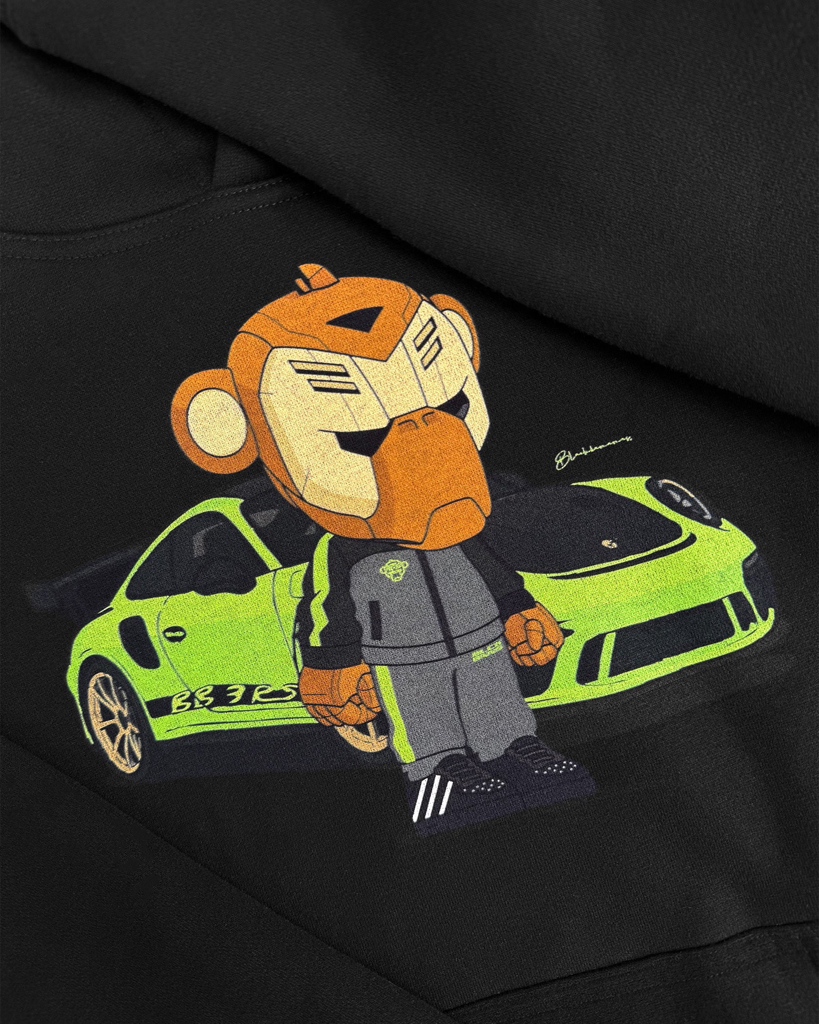 KIDS BB3 RS HOODIE | Zwart