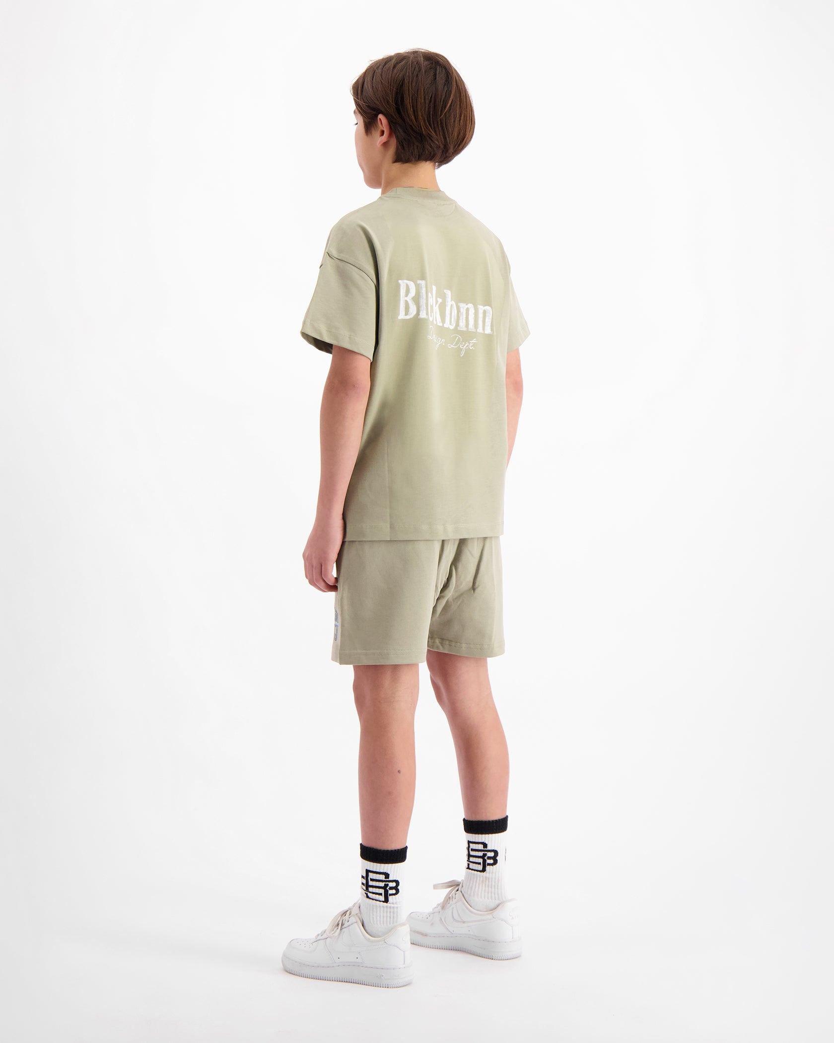 KINDERBORSTEL TWINSET | Groen