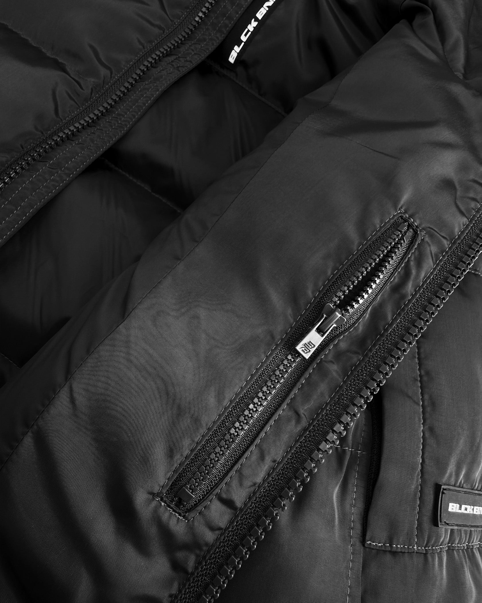 KINDER CONVOY PUFFER JACK | ZWART