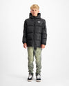 KIDS CONVOY PUFFER JACKET | Zwart