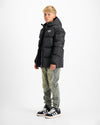 KINDER CONVOY PUFFER JACK | ZWART