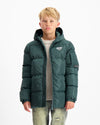 KINDER CONVOY PUFFER JACK | GROEN