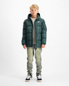 KIDS CONVOY PUFFER JACKET | Groen