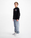 KIDS DRIBBLE LONGSLEEVE SET | Zwart