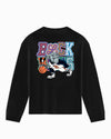 KIDS DRIBBLE LONGSLEEVE T-SHIRT | Zwart