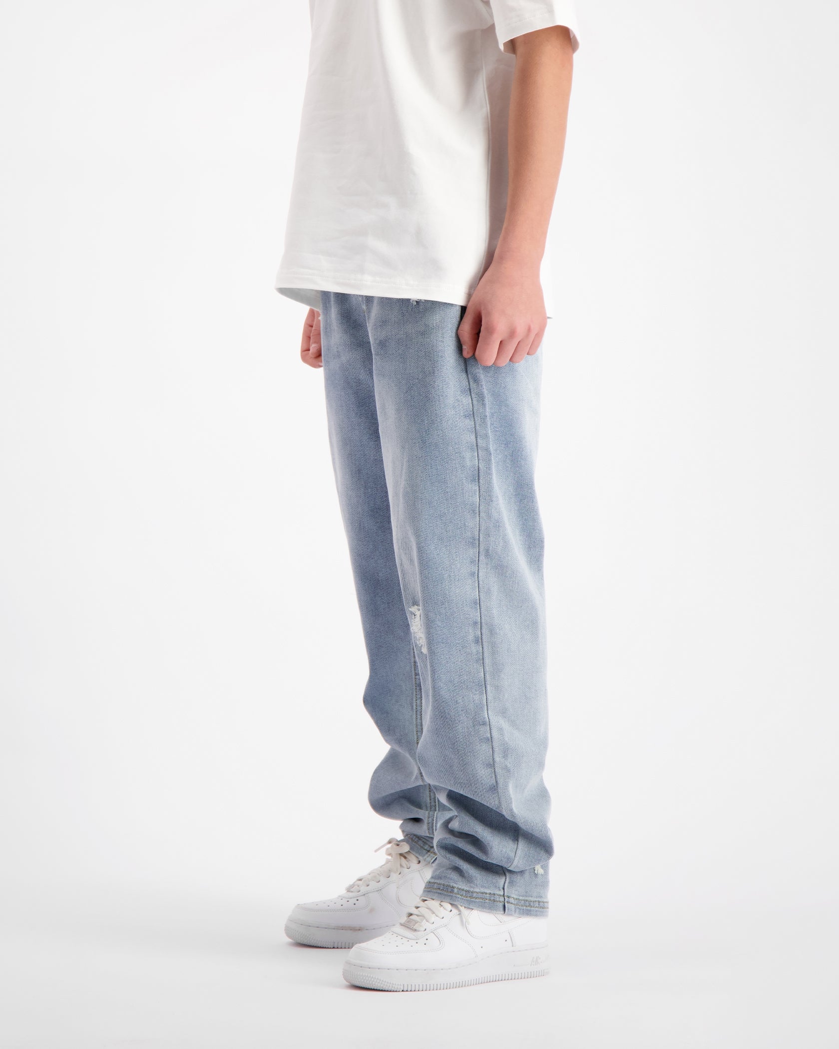 KIDS DRIBBLE STRAIGHT FIT DENIM | Lichtblauw
