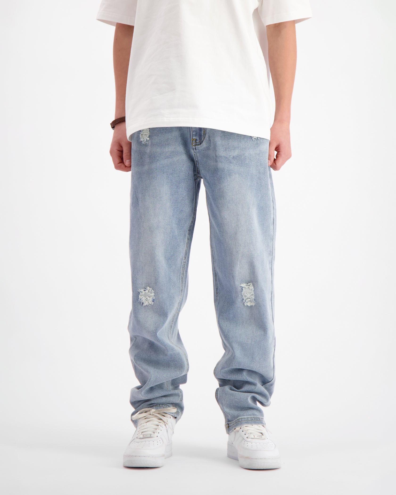 KIDS DRIBBLE STRAIGHT FIT DENIM | Lichtblauw