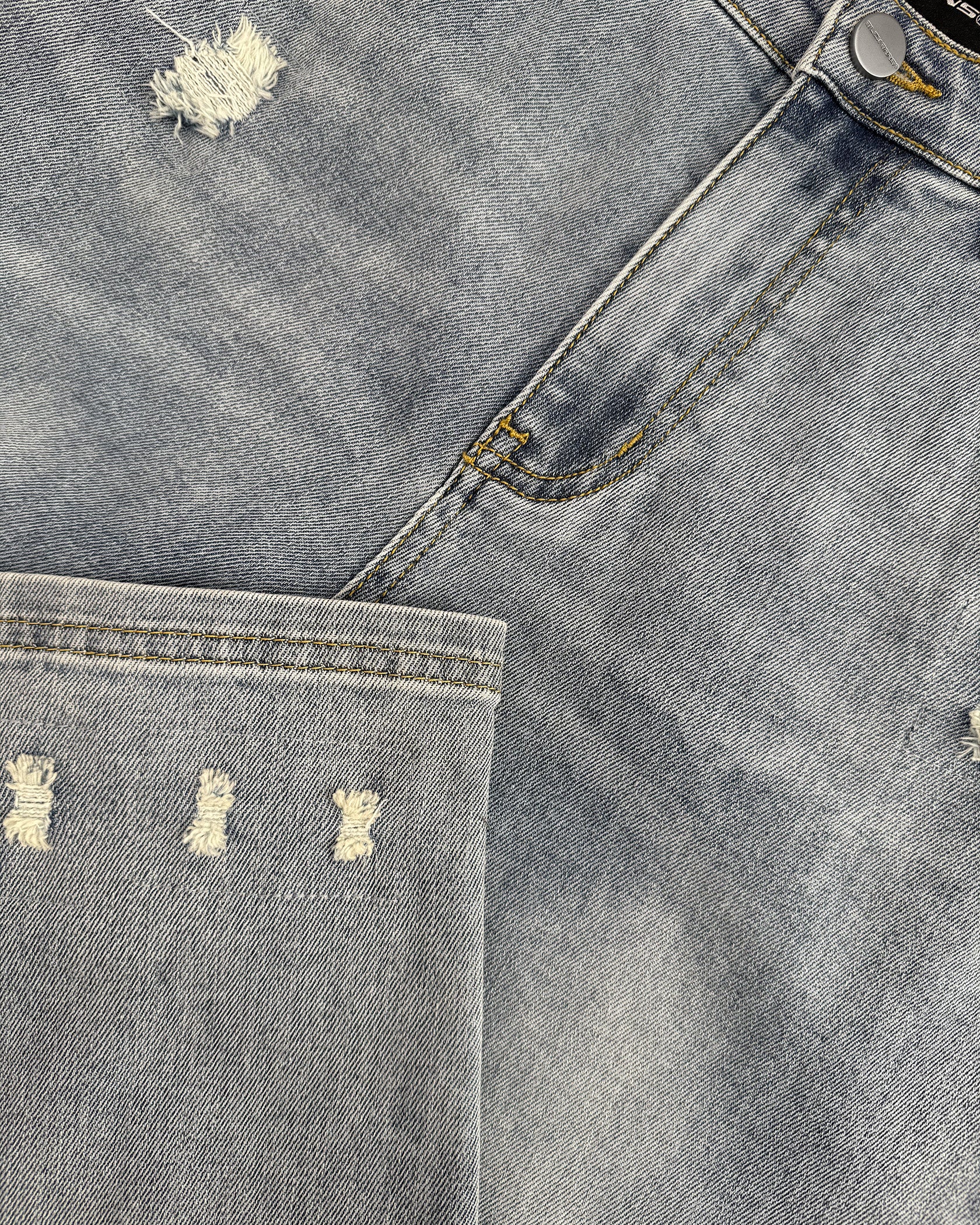 KIDS DRIBBLE STRAIGHT FIT DENIM | Lichtblauw