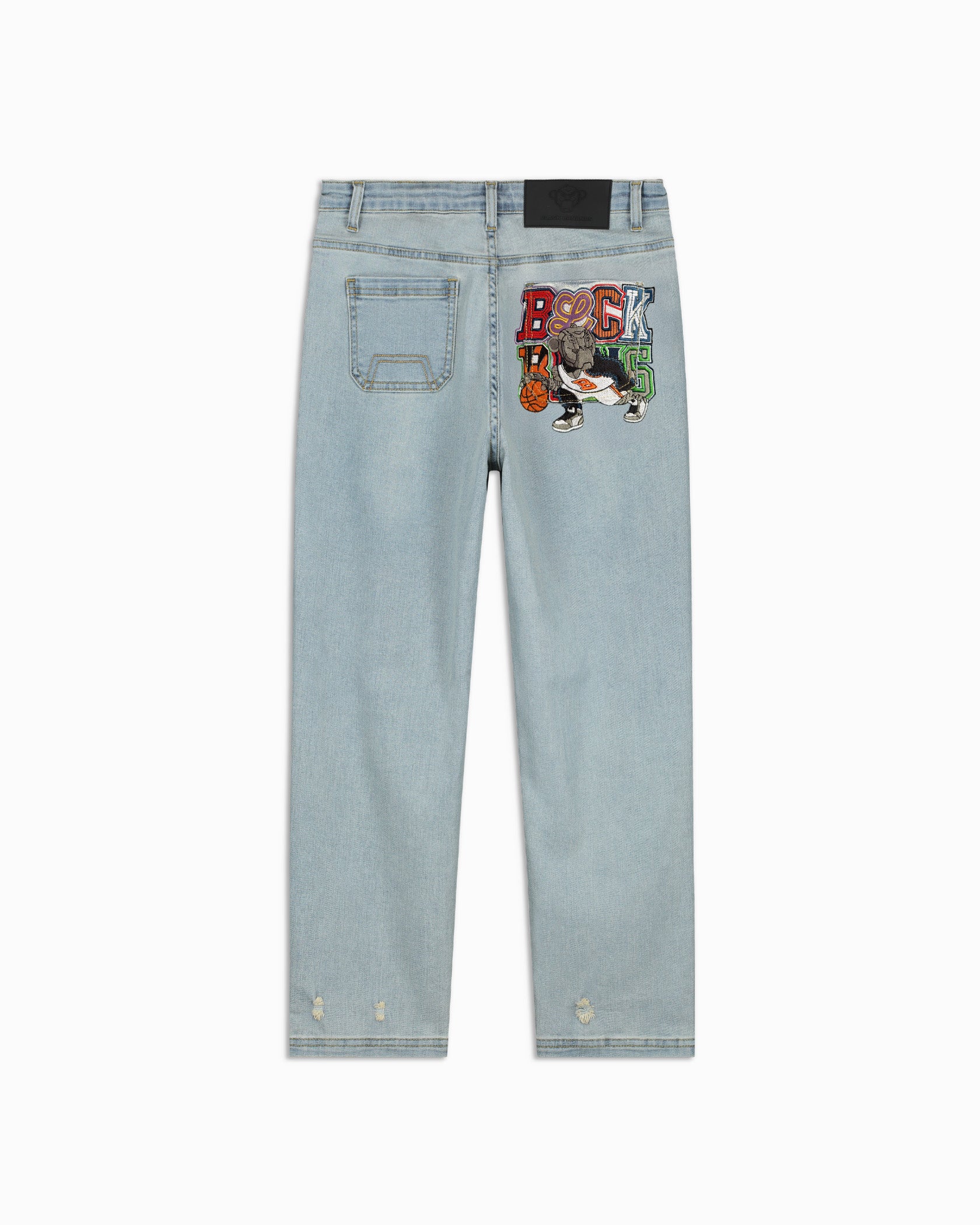 KIDS DRIBBLE STRAIGHT FIT DENIM | Lichtblauw