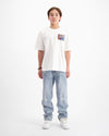KIDS DRIBBLE T-SHIRT SET | Wit