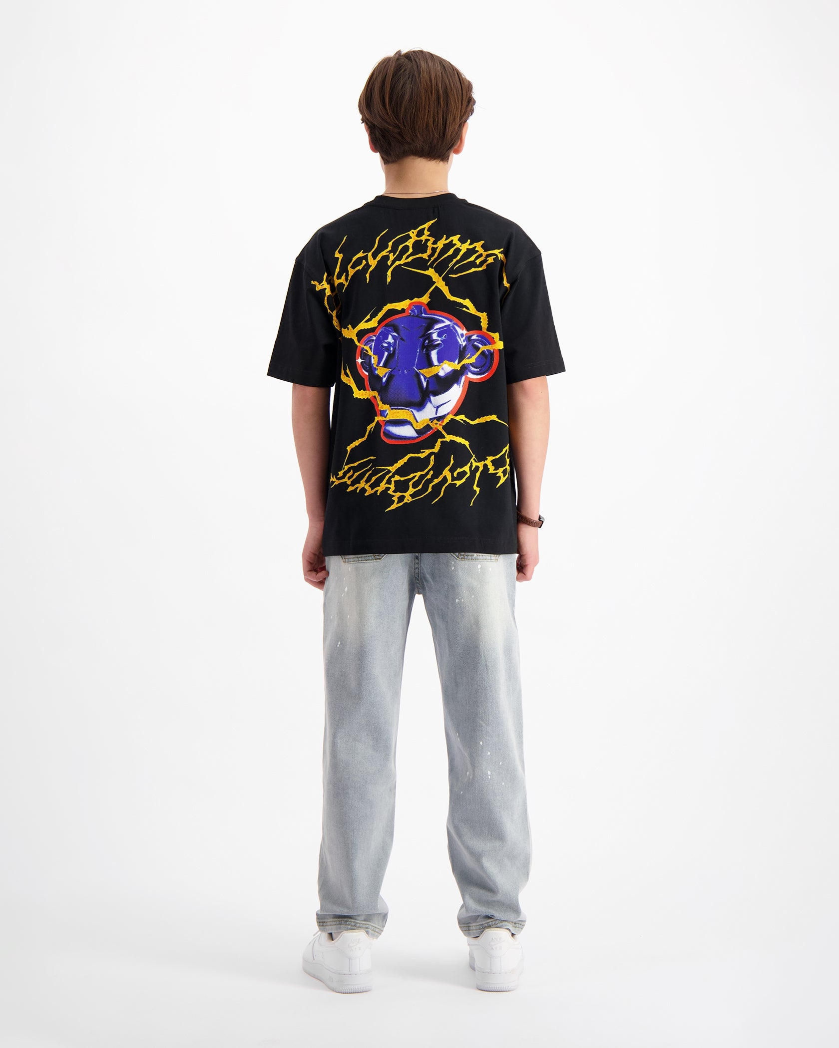 KIDS ELECTRO T-SHIRT | Zwart