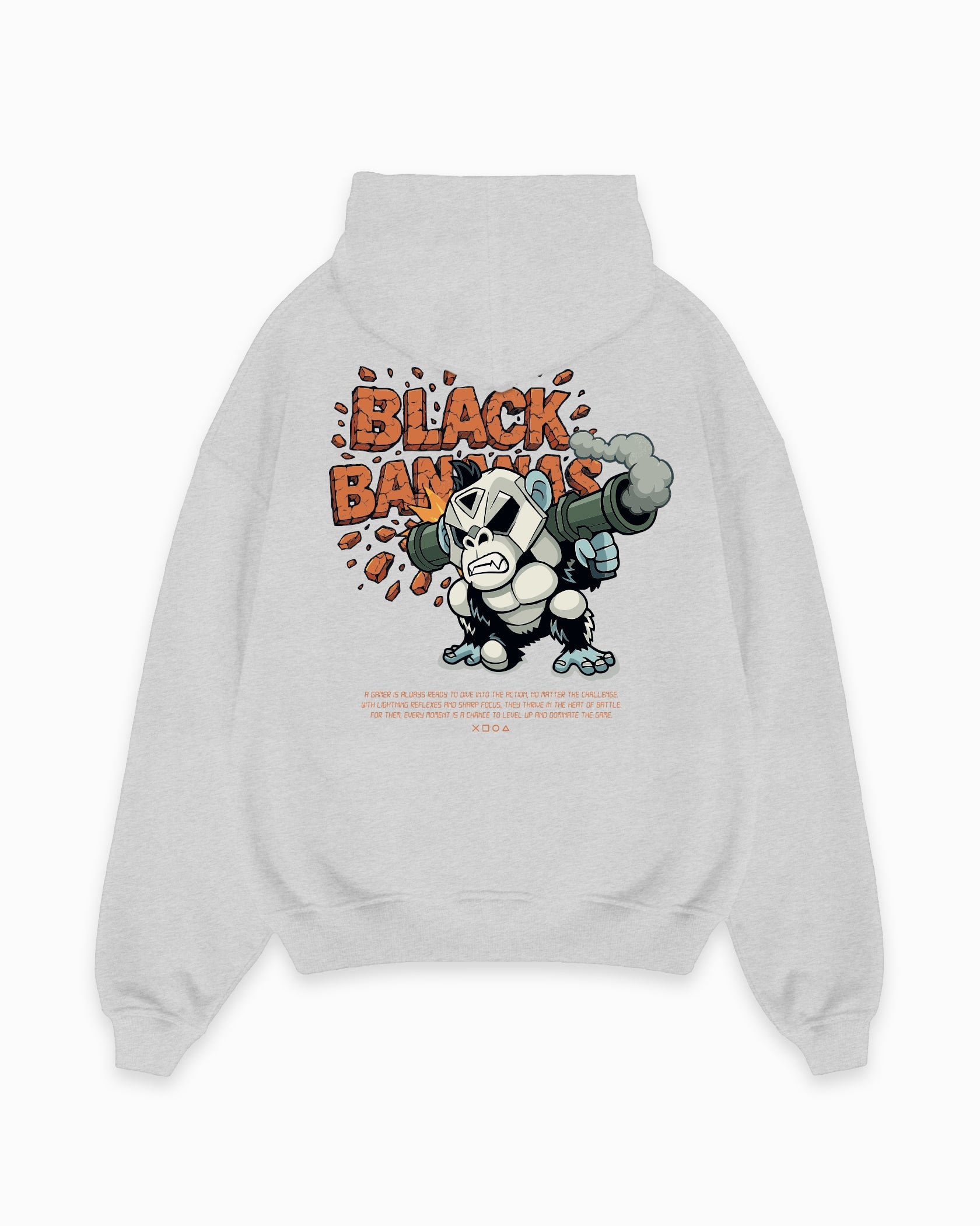 KIDS EXPLODE HOODIE | Grijs gemêleerd