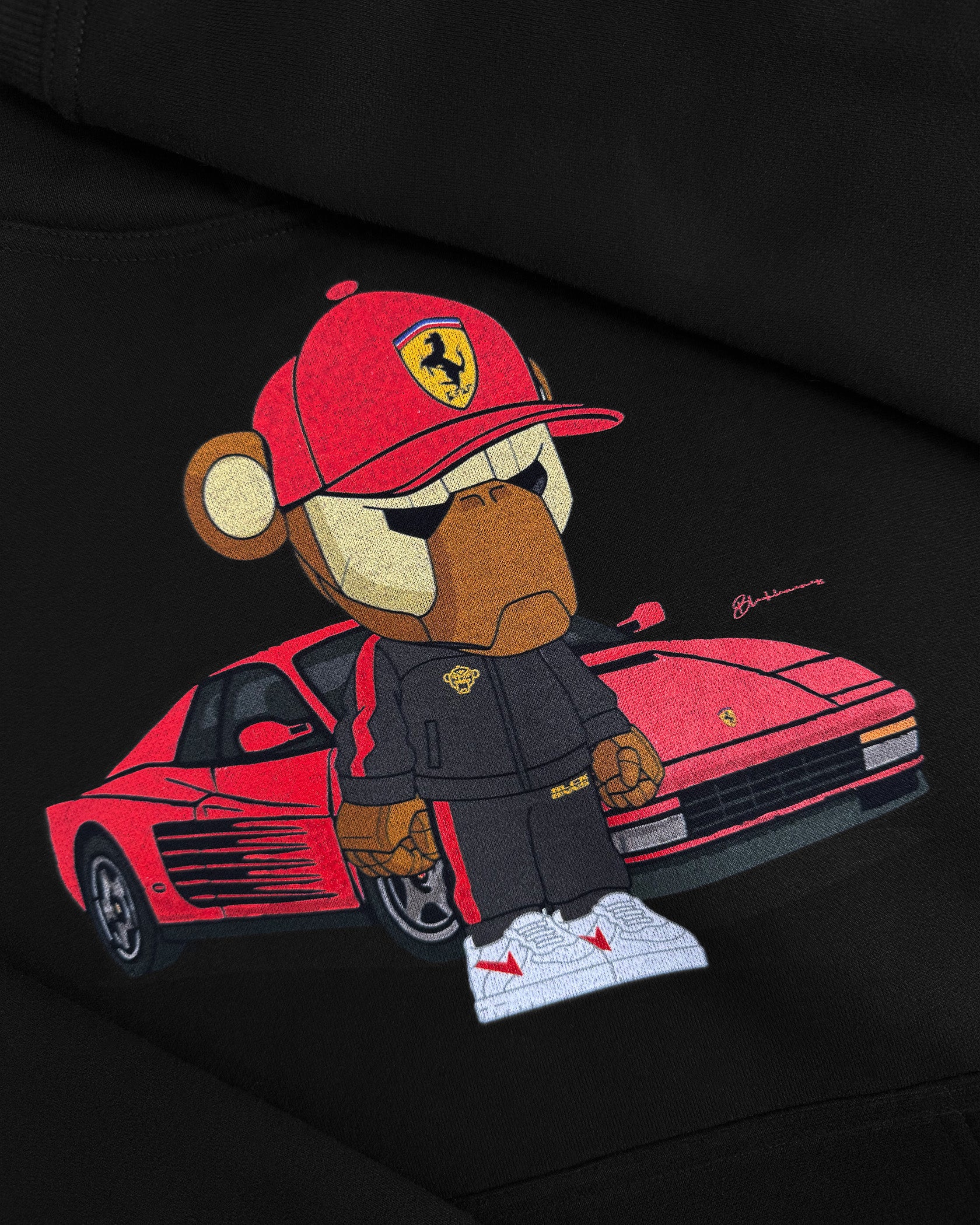 KIDS FEBBARI HOODIE | Zwart