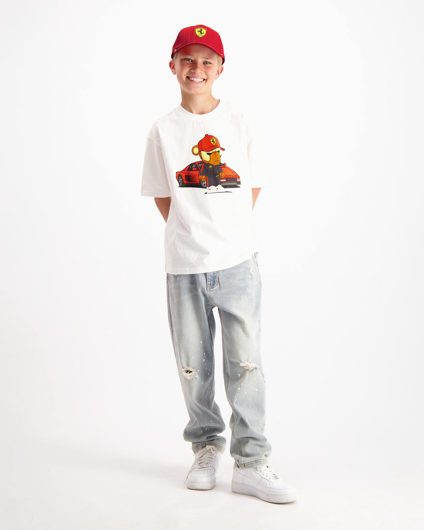 3 PAK - KINDEREN SPEED MONKEYS T-SHIRTS