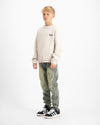 KIDS GEBONDEN SWEATER  Beige