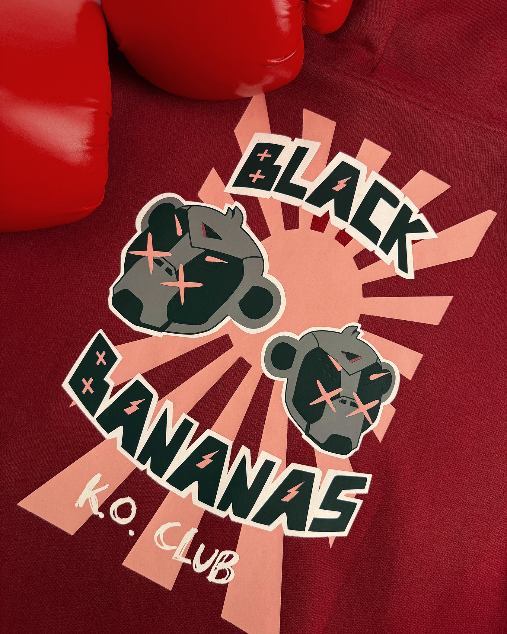 KIDS KO CLUB HOODIE | Rood