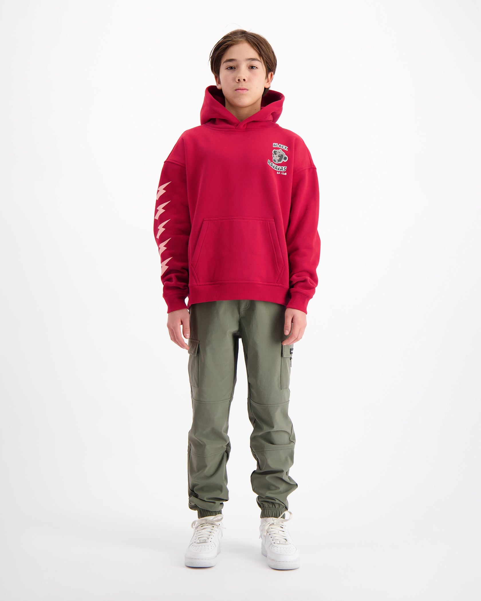 KIDS KO CLUB HOODIE | Rood