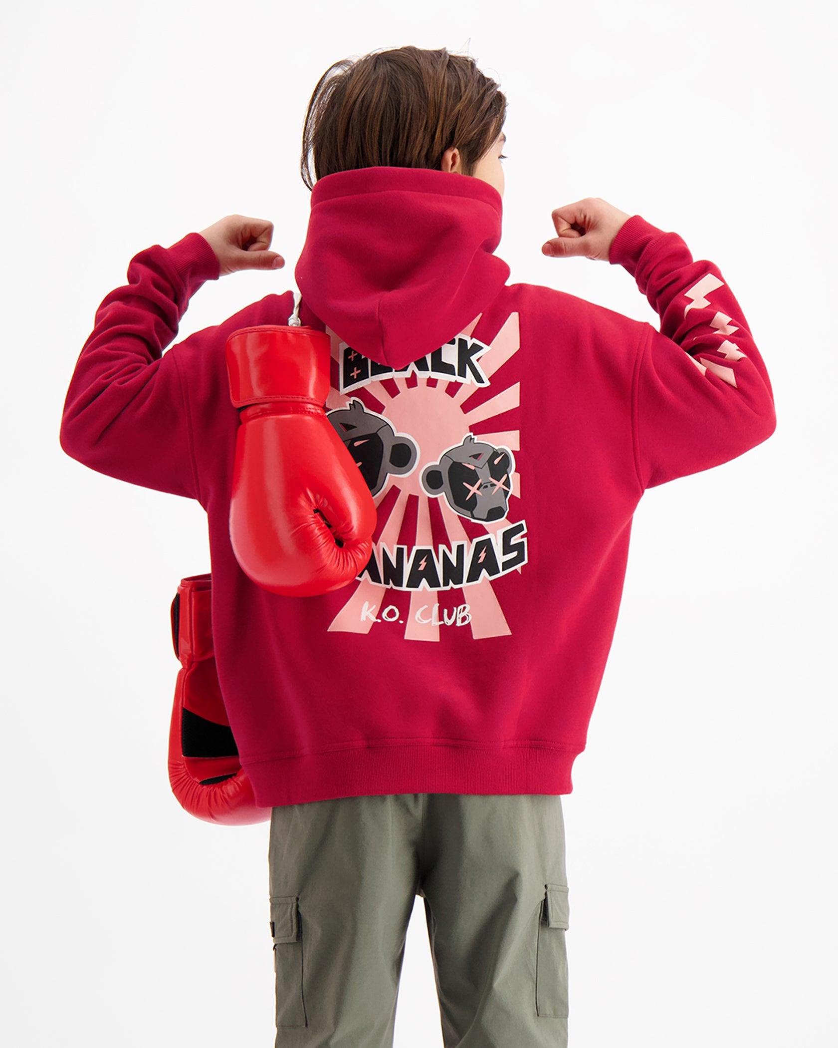 KIDS KO CLUB HOODIE | Rood