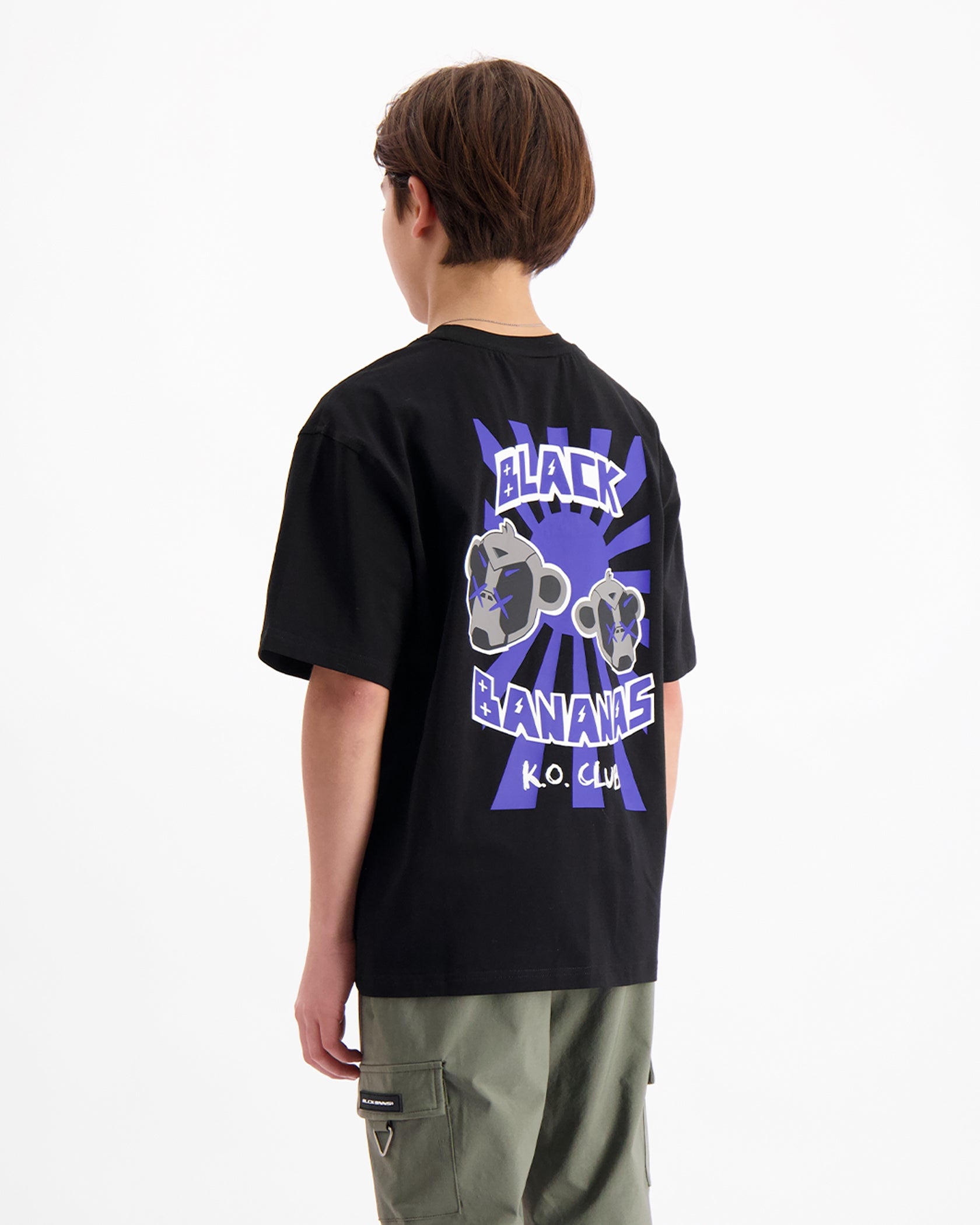 KIDS KO CLUB T-SHIRT | Zwart