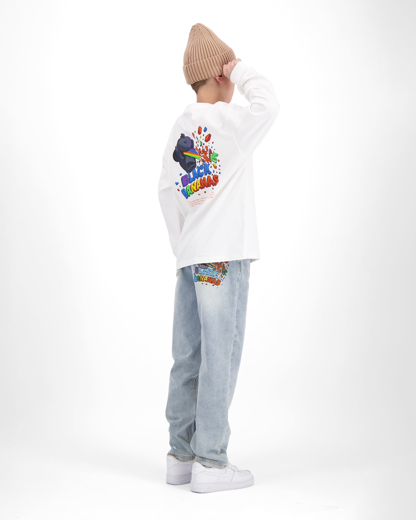 LASER LONG SLEEVE SET VOOR KINDEREN | Wit